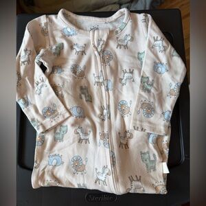 Adorable Animal Print Baby footies